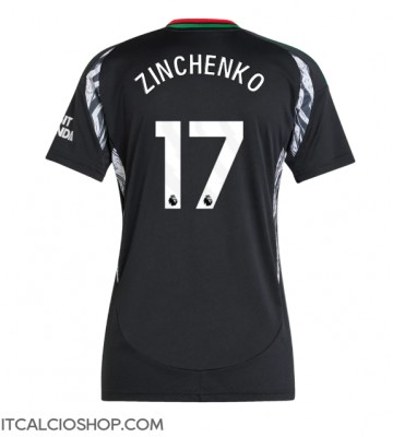 Arsenal Oleksandr Zinchenko #17 Seconda Maglia Femmina 2024-25 Manica Corta